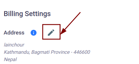 Billing Address