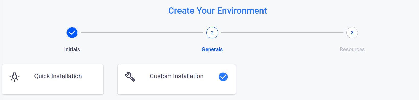 custom installation