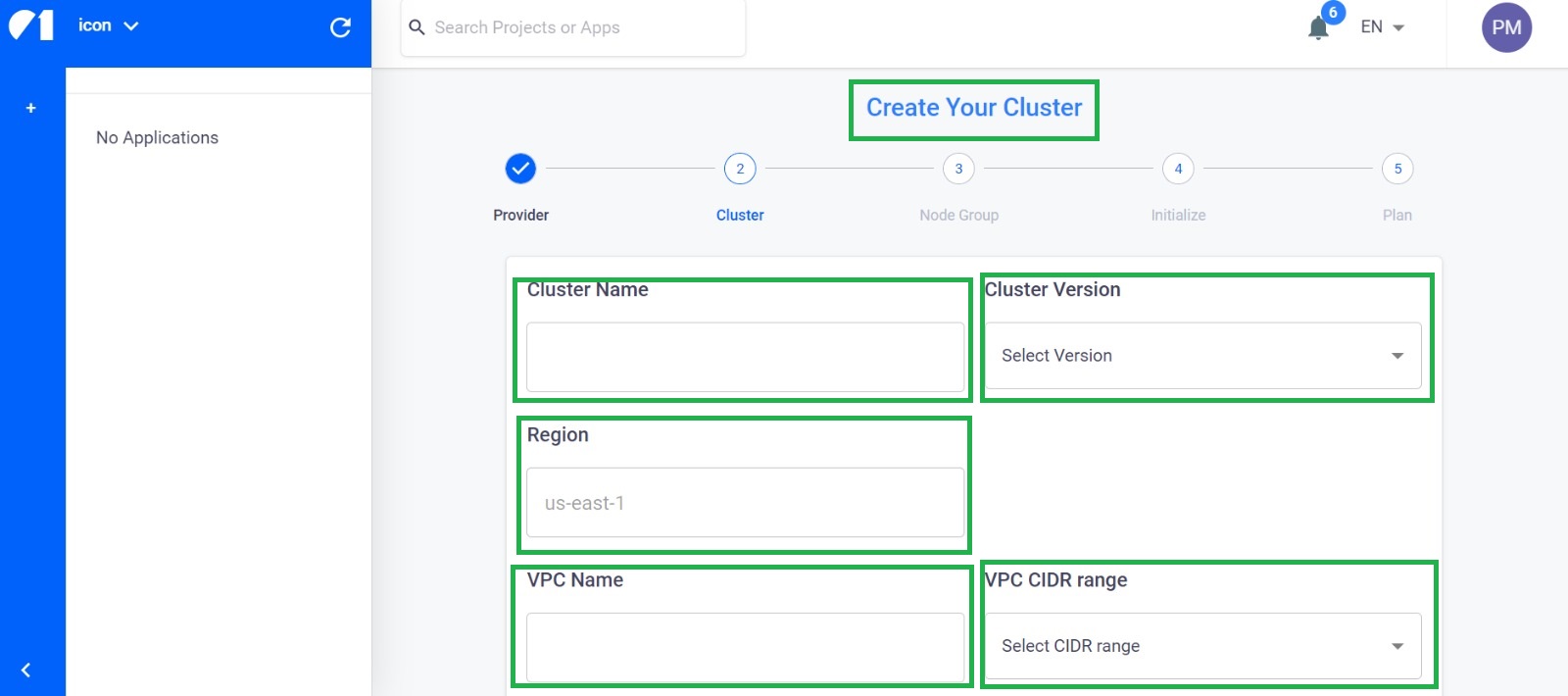 Cluster Information