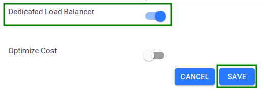 enable load balancer